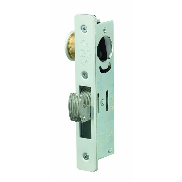 MS1850S250628 MS Deadlock Flat Faceplate 31/32" Hook Bolt Clear Anodized Aluminum